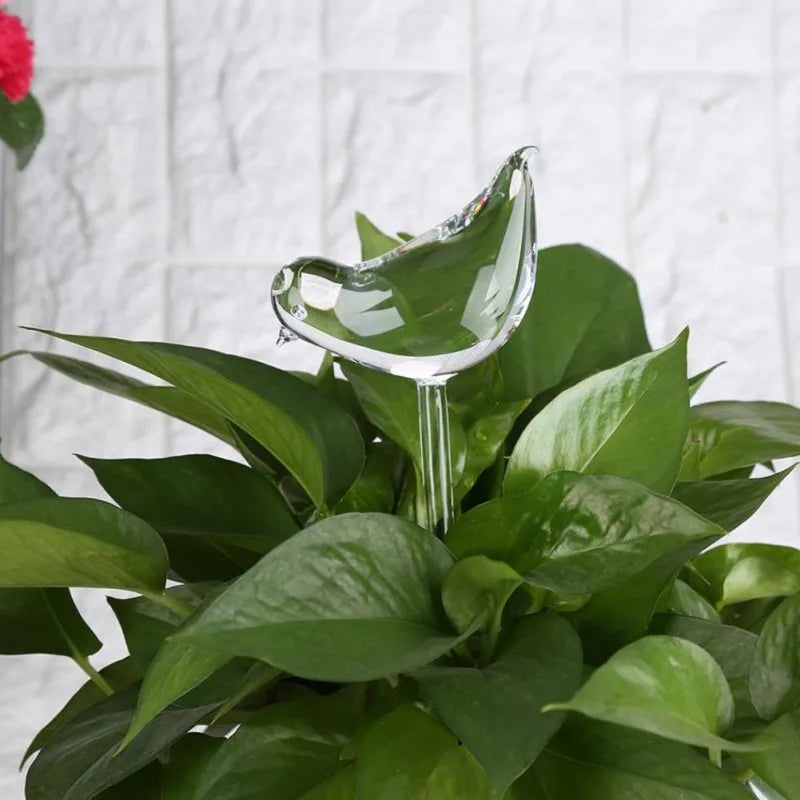 Bird Shaped Plant Self Watering Glass Globes™